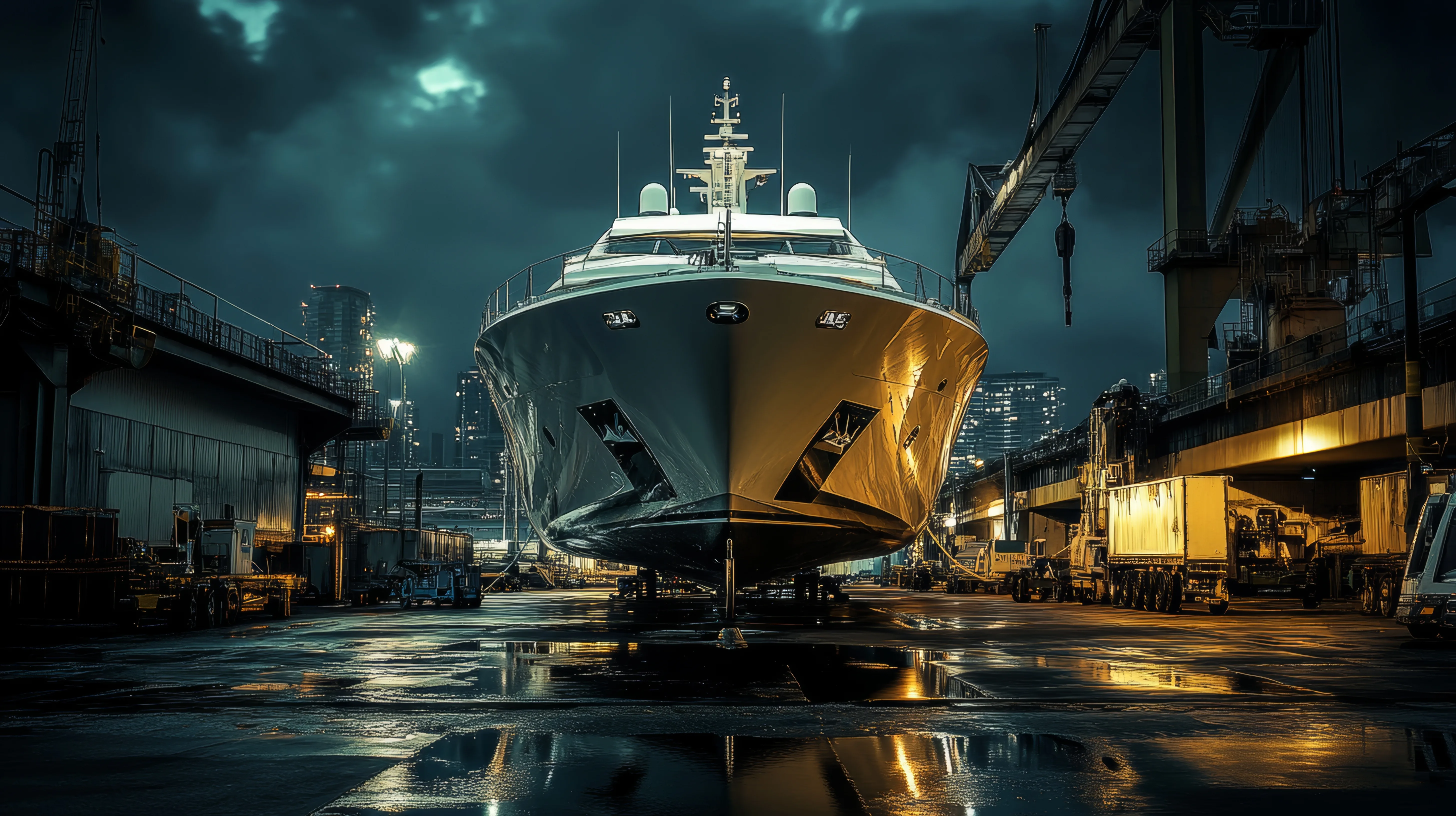 Dry storage at Sidon Marina